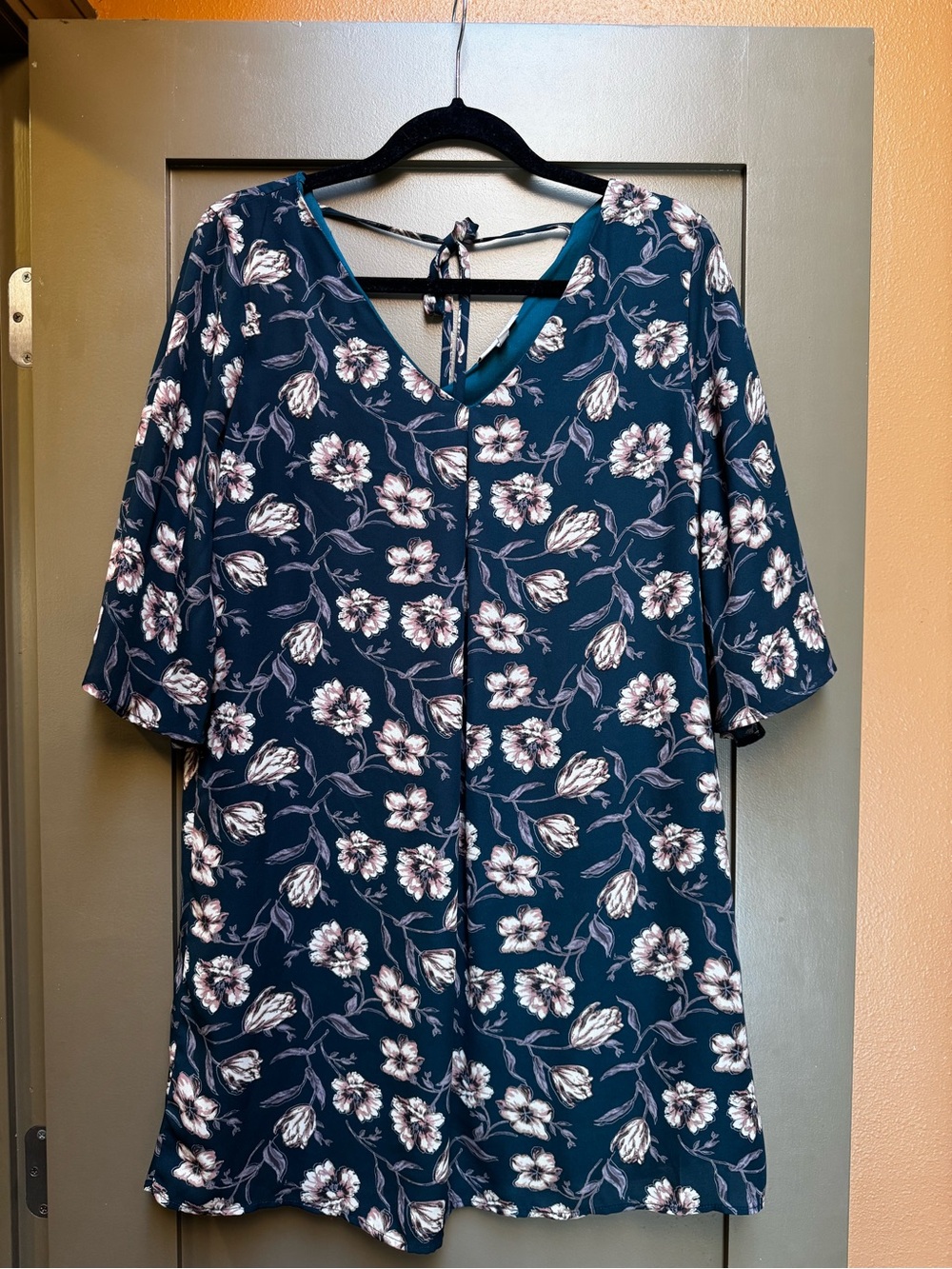 Studio B by bobeau Floral Tunic Dress small